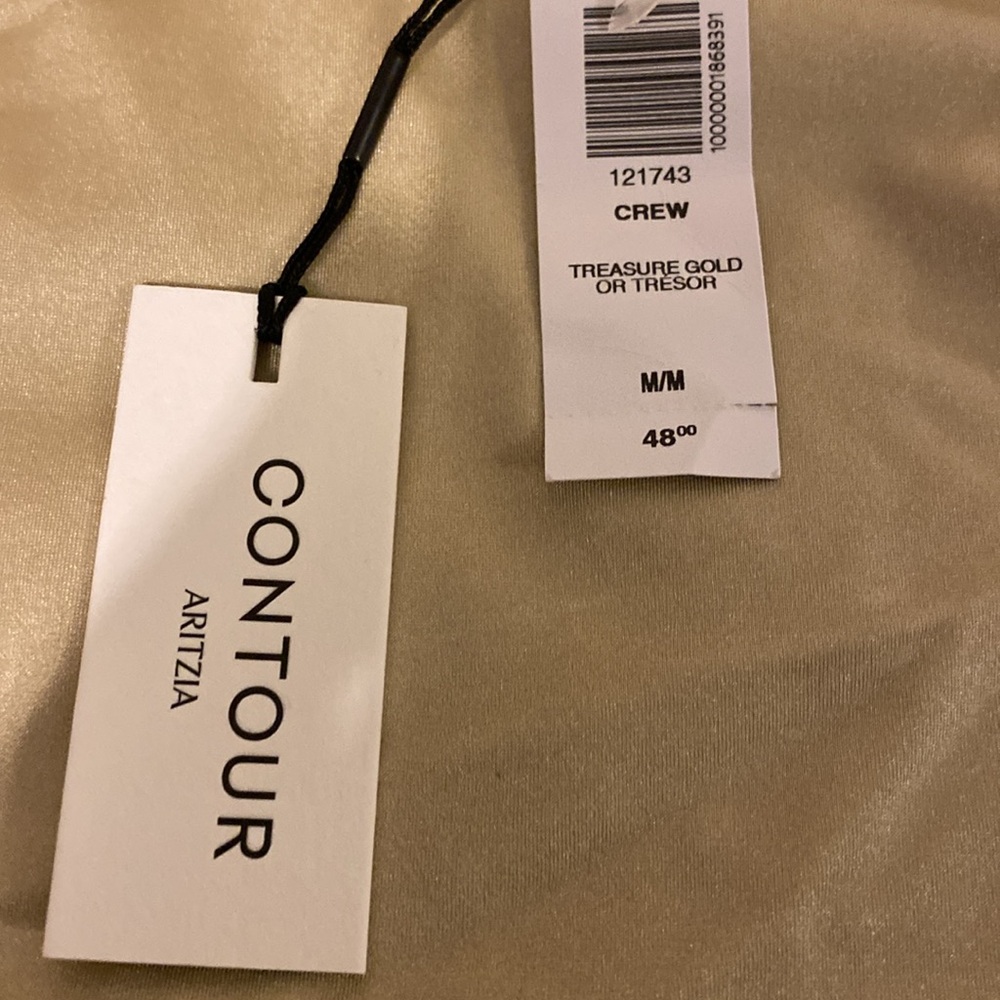 Aritzia Contour Metallic Crew Neck T-Shirt - Picture 11 of 12